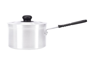 18cm Aluminium Medium Duty Saucepan Silicon Handle (1018)
