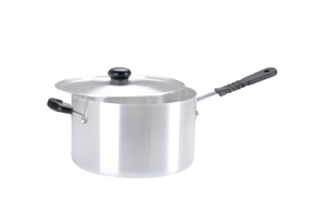24cm Aluminium Heavy Duty Saucepan Silicon Handle (2924)