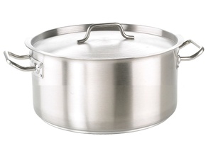 36cm Stainless Steel Low Casserole (5037)