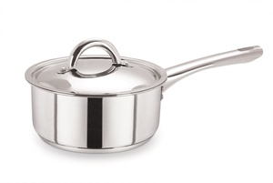 16cm Stainless Steel Sauce Pan & S/S Lid (5302)