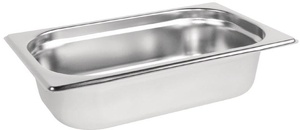 1/4 Size  Stainless Steel Gastronorm Container 15cm
