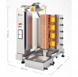 Km 80  Robot 4 Burner Doner Machine