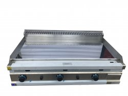 3 Burner Crome Gas Griddles